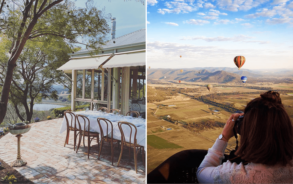 Bistro Molines, Hot Air Balloon Ride - Sydney Things To Do