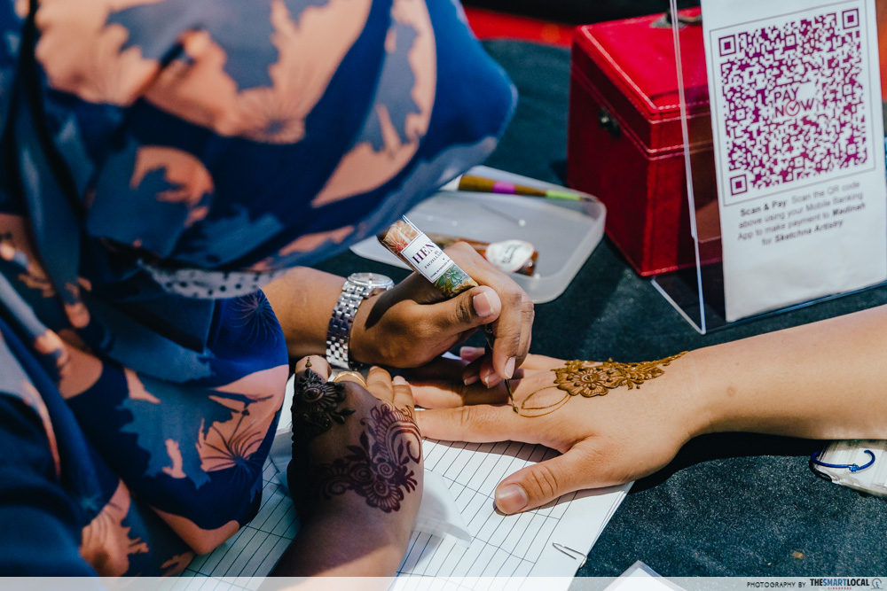 geylang serai ramadan bazaar 2022 henna art