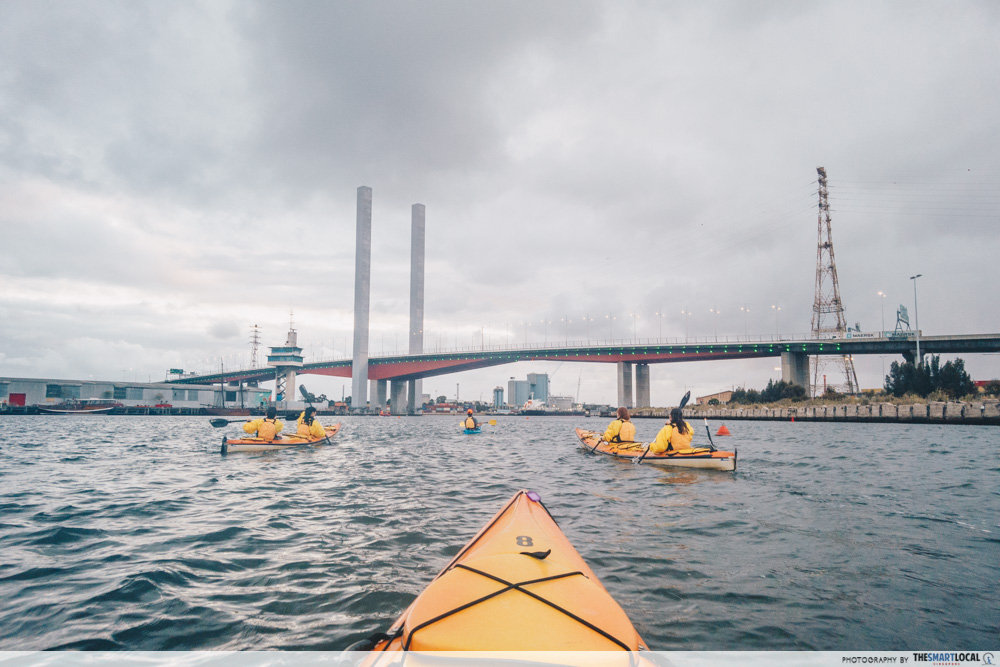 new things to do in melbourne - Moonlight City Sightseeing Kayak Experience