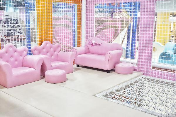 smigy playground at plq - barbie sofas