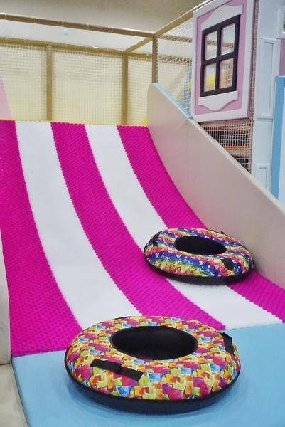 smigy playground at plq - pink slides