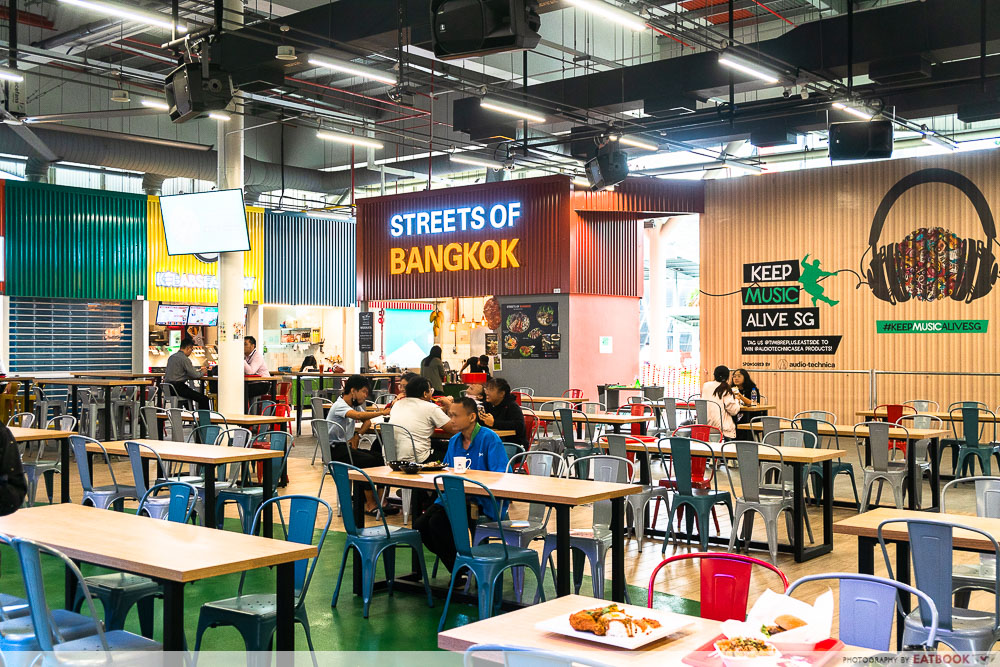 unique food courts in sg timbre plus one north