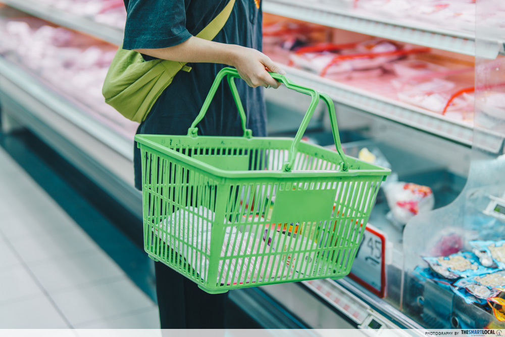 Items With Most Bacteria - Shopping Basket Or Trolley