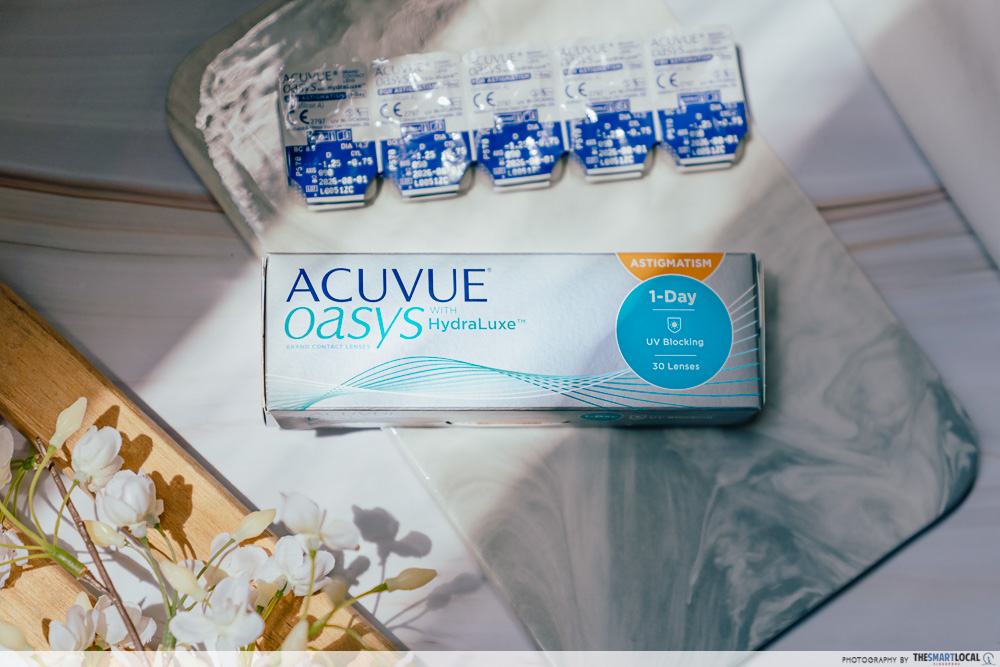 TSL x Acuvue astigmatism oasys 1 day for astigmatism