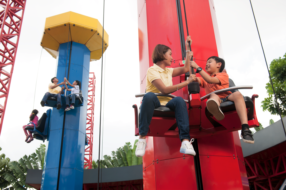 kids power tower ride in legoland malaysia 