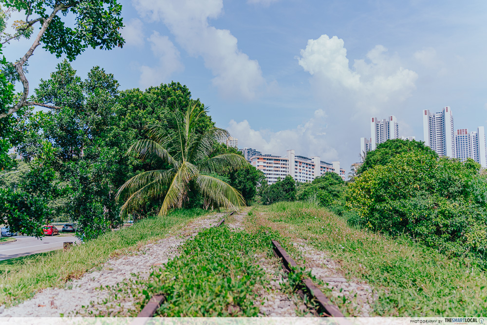 Jurong Railway Line Leftover Tracks
