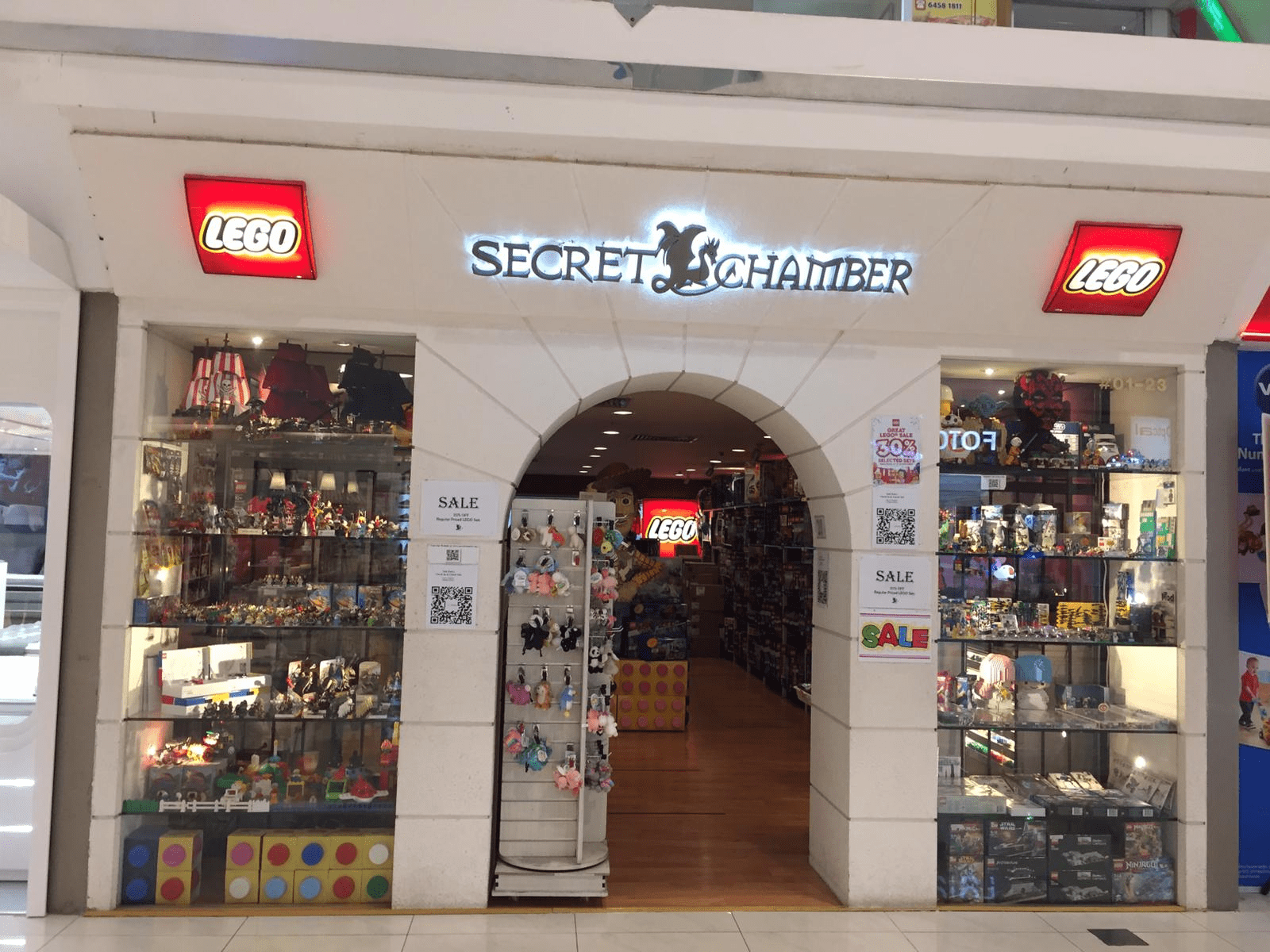 LEGO store secret chamber thomson plaza