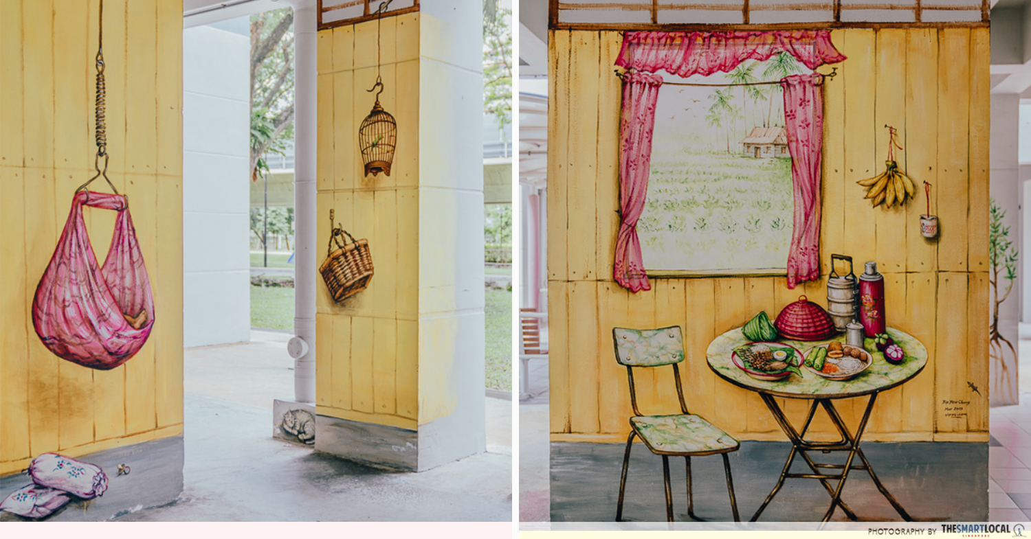 prettiest HDB blocks in Singapore 683C woodlands drive 62 3D void deck art yip yew chong murals