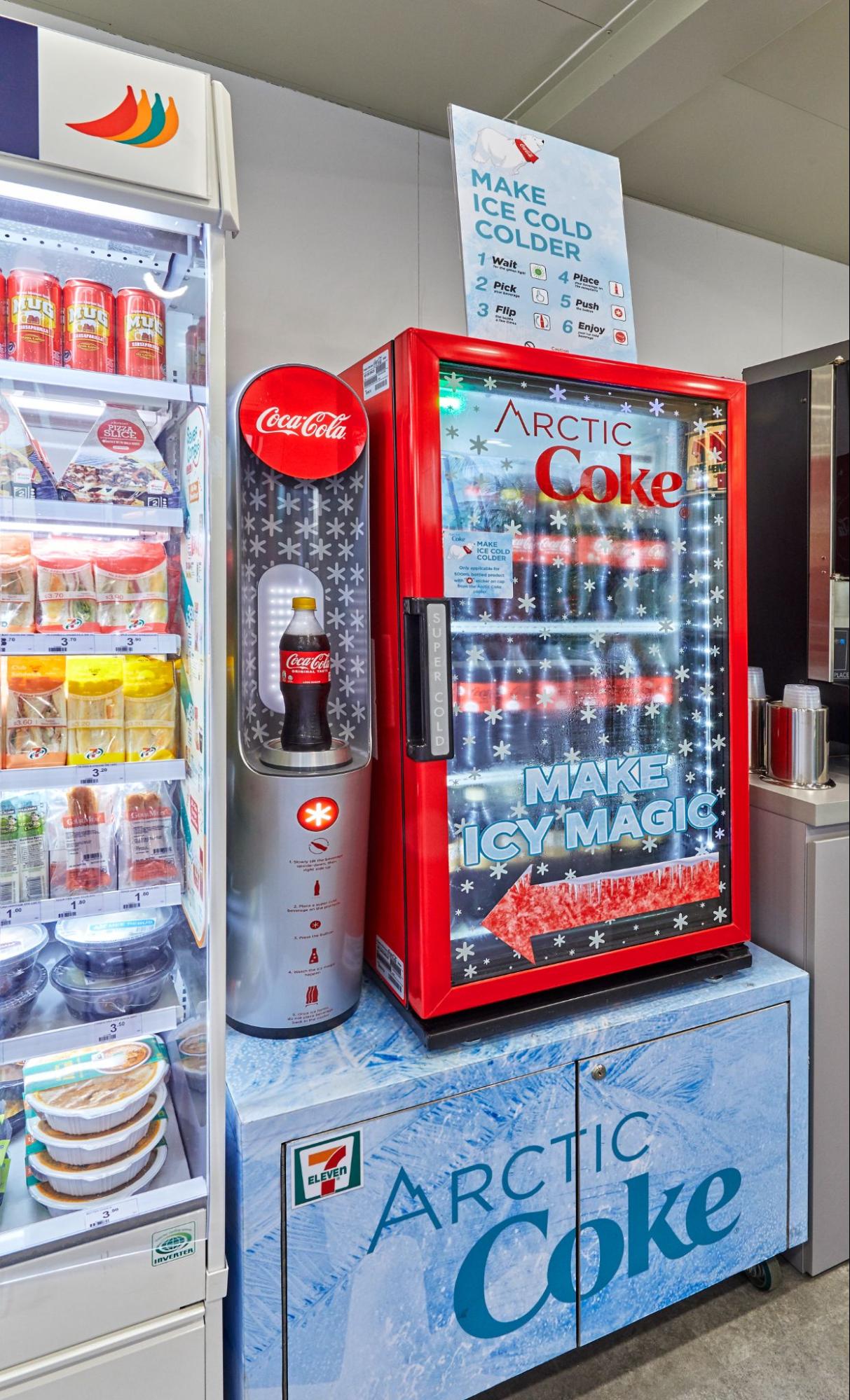 Arctic Coke machine