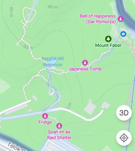 Map of Keppel Hill Reservoir 
