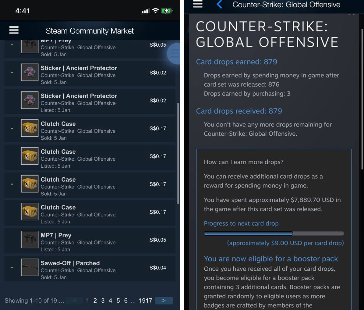 spending money on video games counter strike global offensive