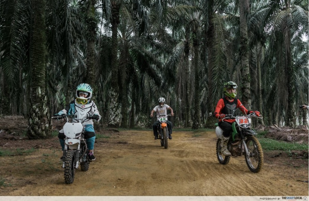 solo travels near singapore johor bahru malaysia dirt biking