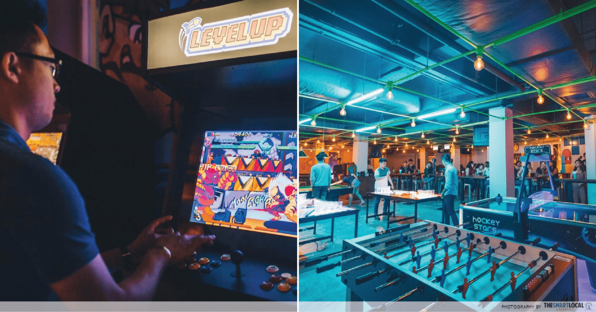 SG Stranger Things - Naik Level Retro Arcade Bar