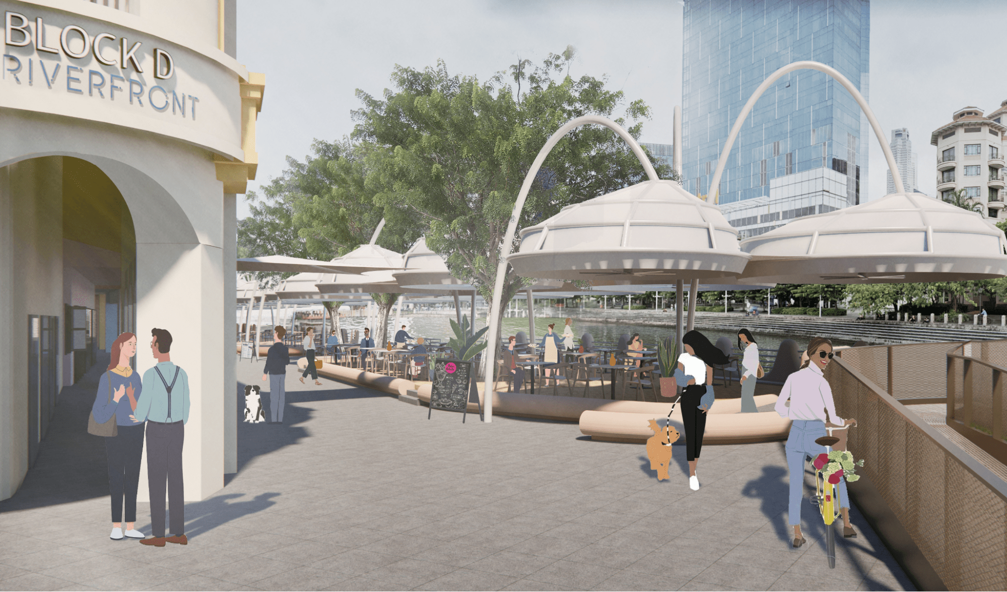 Things to expect at CQ @ Clarke Quay - pet-friendly alfresco dining