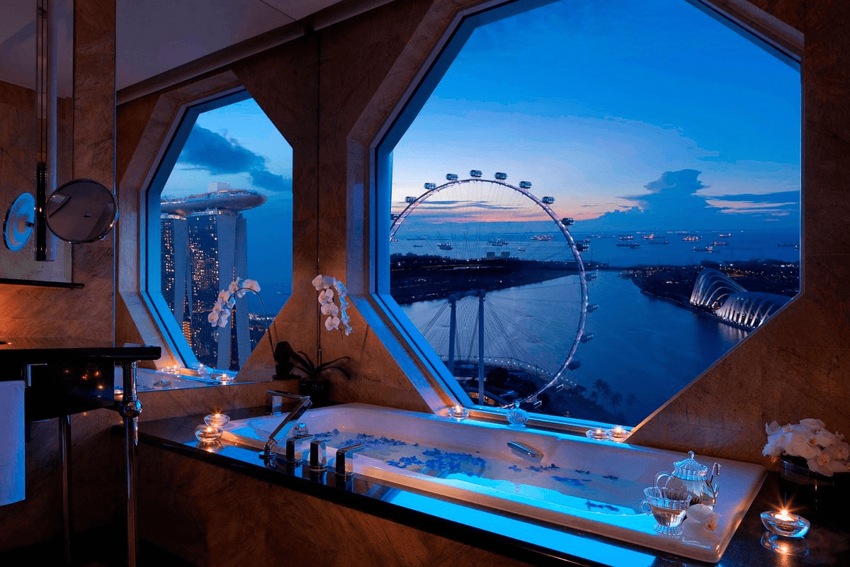 Hôtels à Singapour avec les meilleures vues F1 - ritz carlton millenia singapore