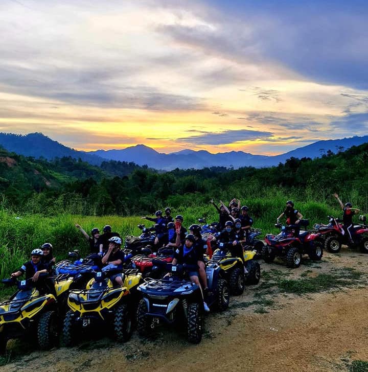 Rimba Valley ATV sunset view