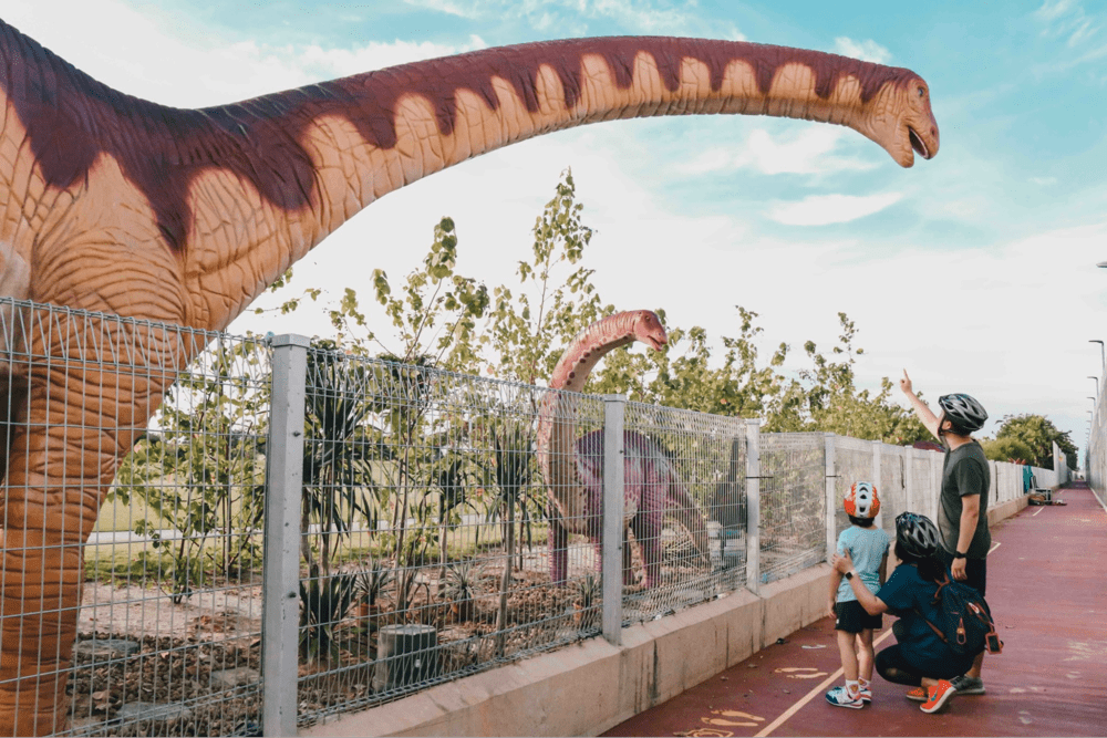 kid-friendly activities in Singapore - Changi Jurassic Mile