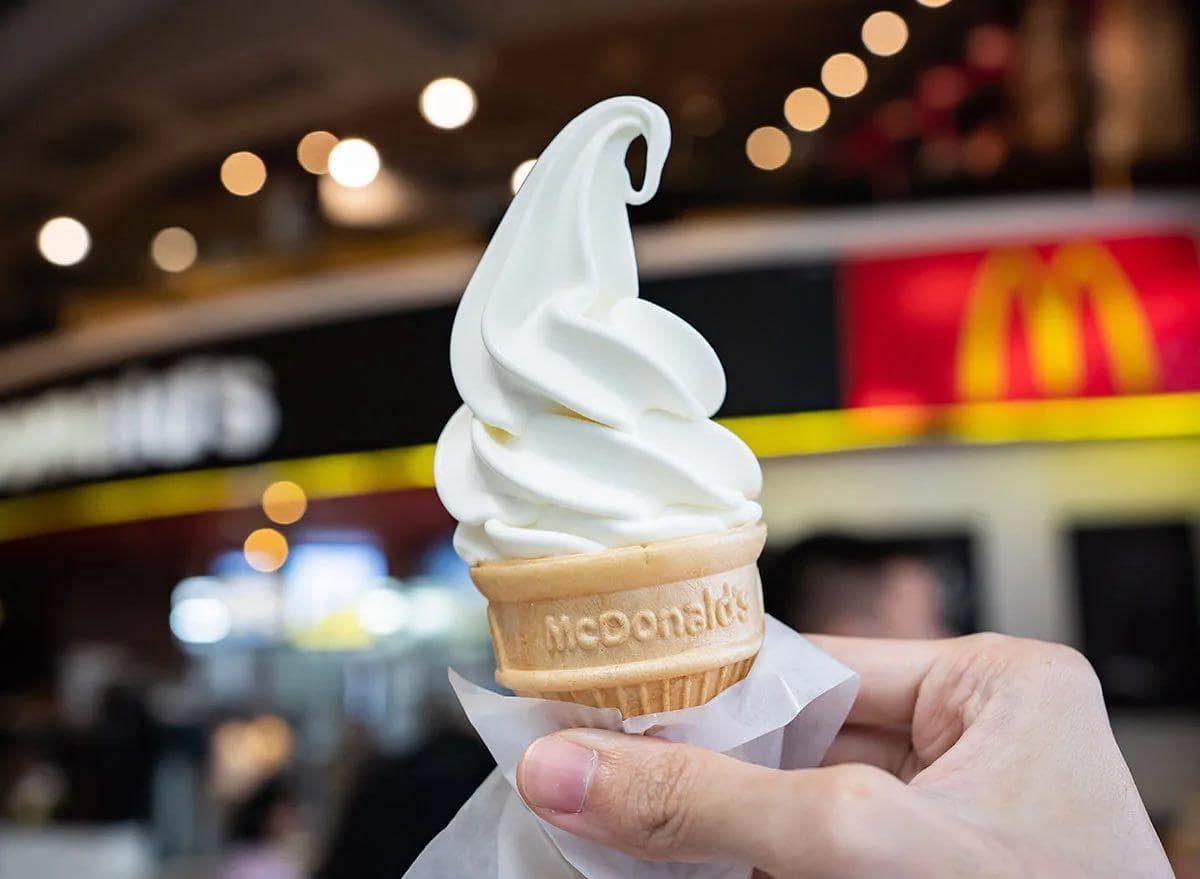 things singaporeans love - mcdonalds vanilla cone