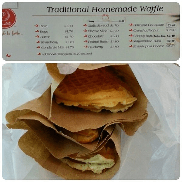things singaporeans love - waffles