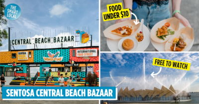sentosa central beach bazaar