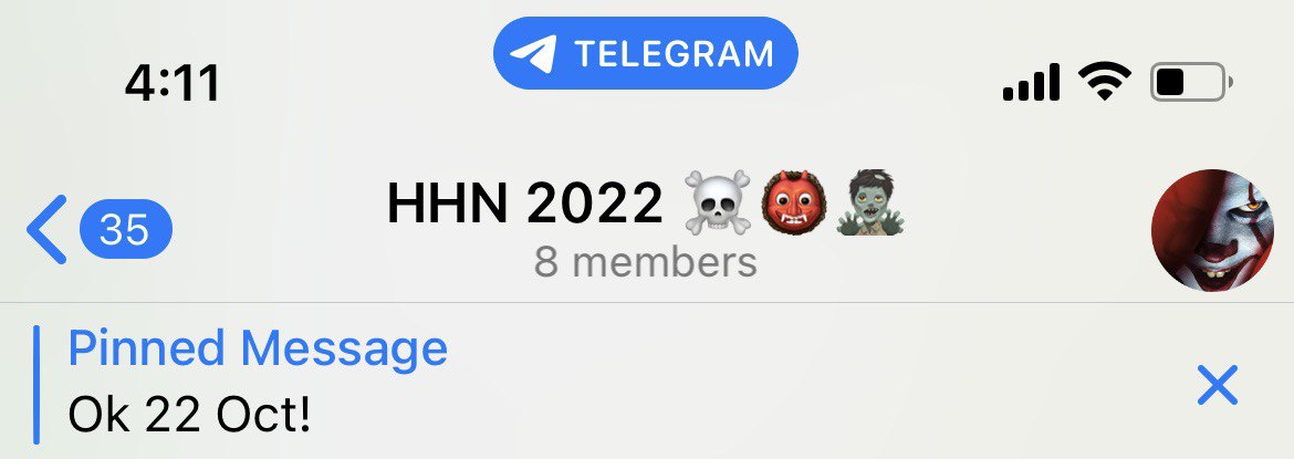 Telegram hacks - pinned messages