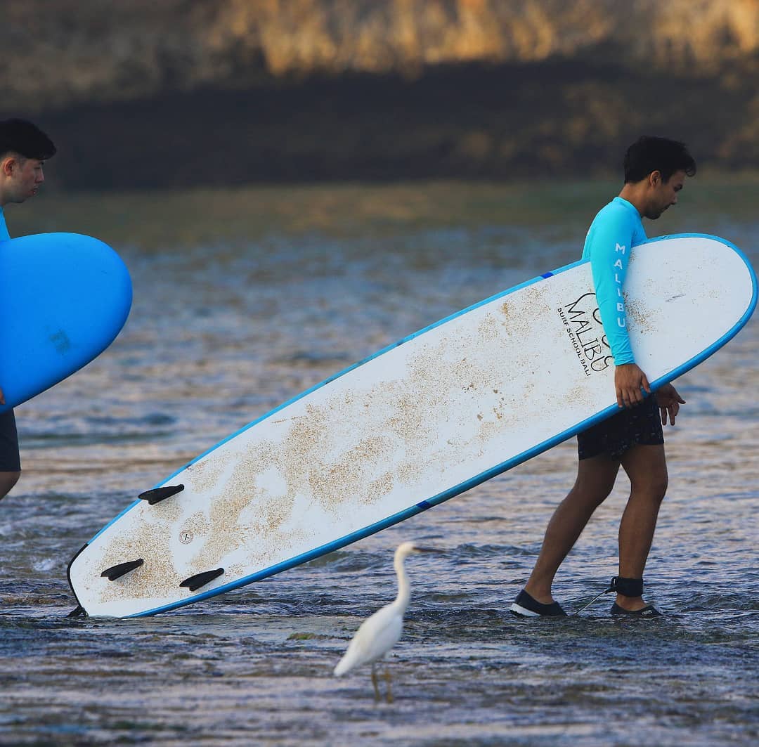 Panduan selancar Malibu Surf School Bali