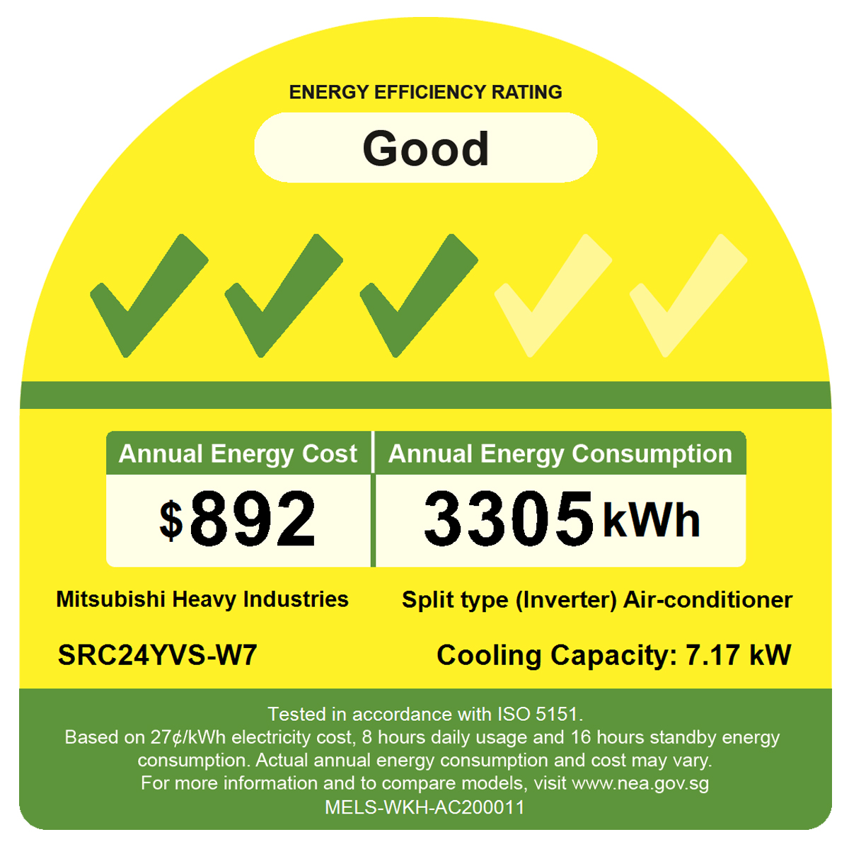 Singapore Energy Rating