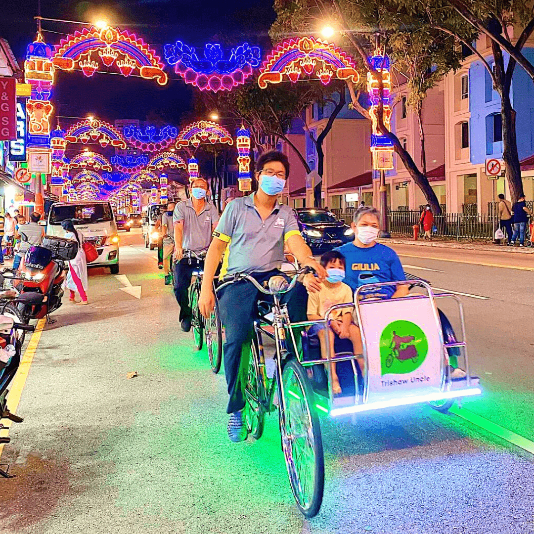Street Light Up Trishaw Ride