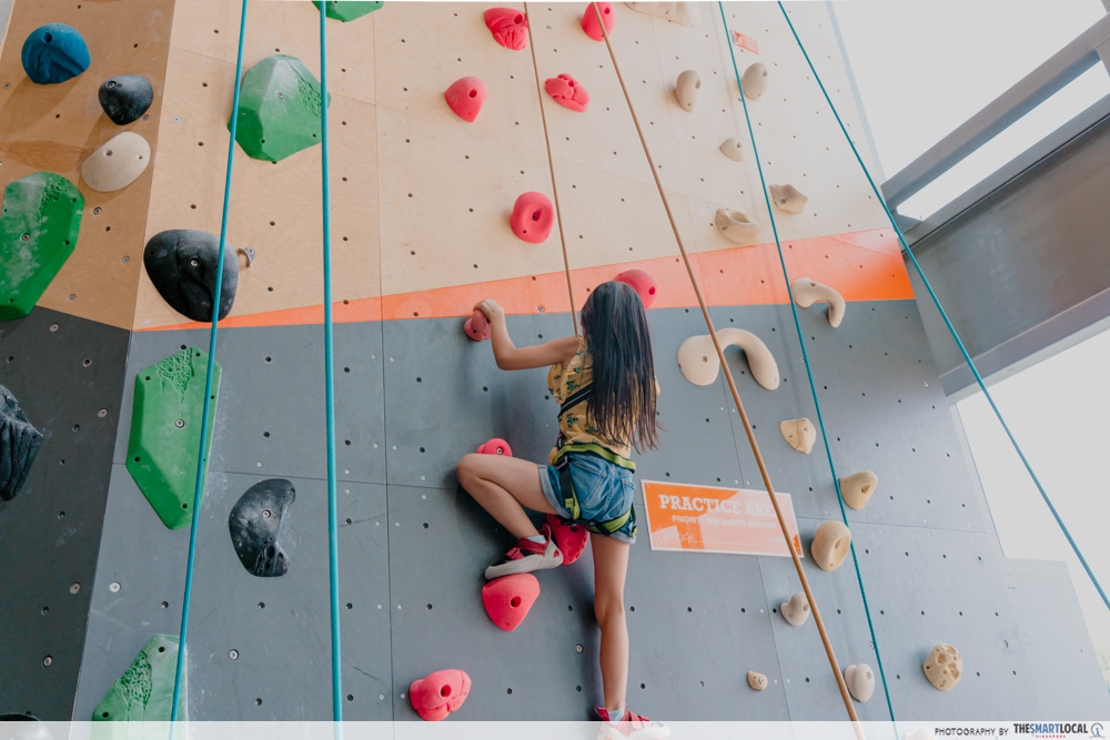 rock climbing for kids