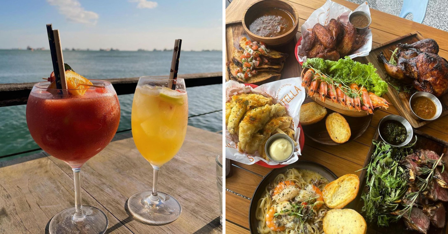 BlueSG Stella Seaside Lounge Food and Drinks