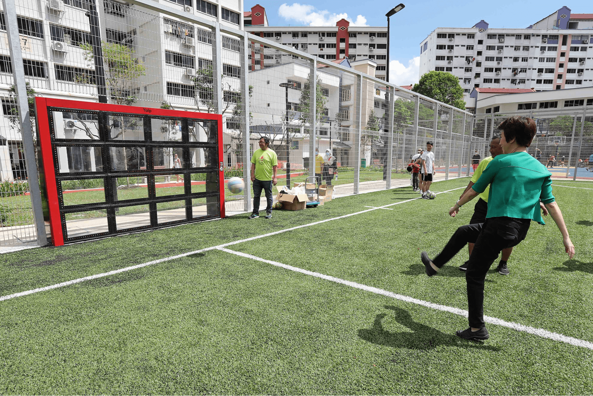 Soccer Pitch Yalp Sutu Interactive Ball Wall