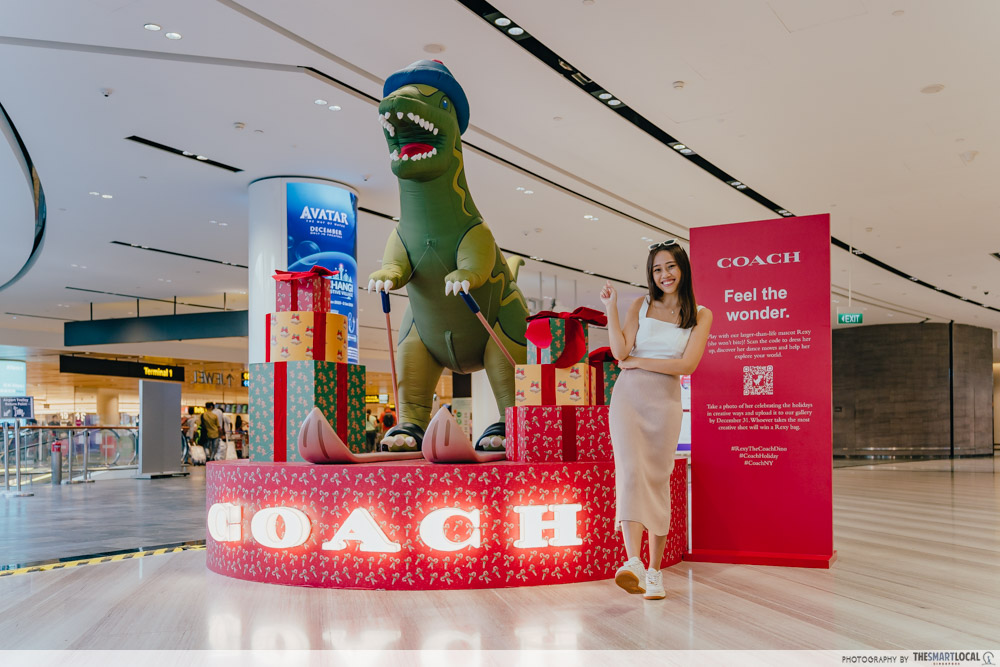 Coach Rexy pop-up Jewel Changi Airport