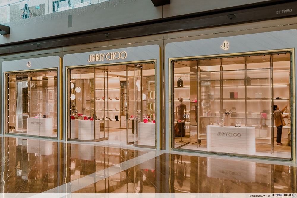 Jimmy Choo at MBS shopping mall in Singapore