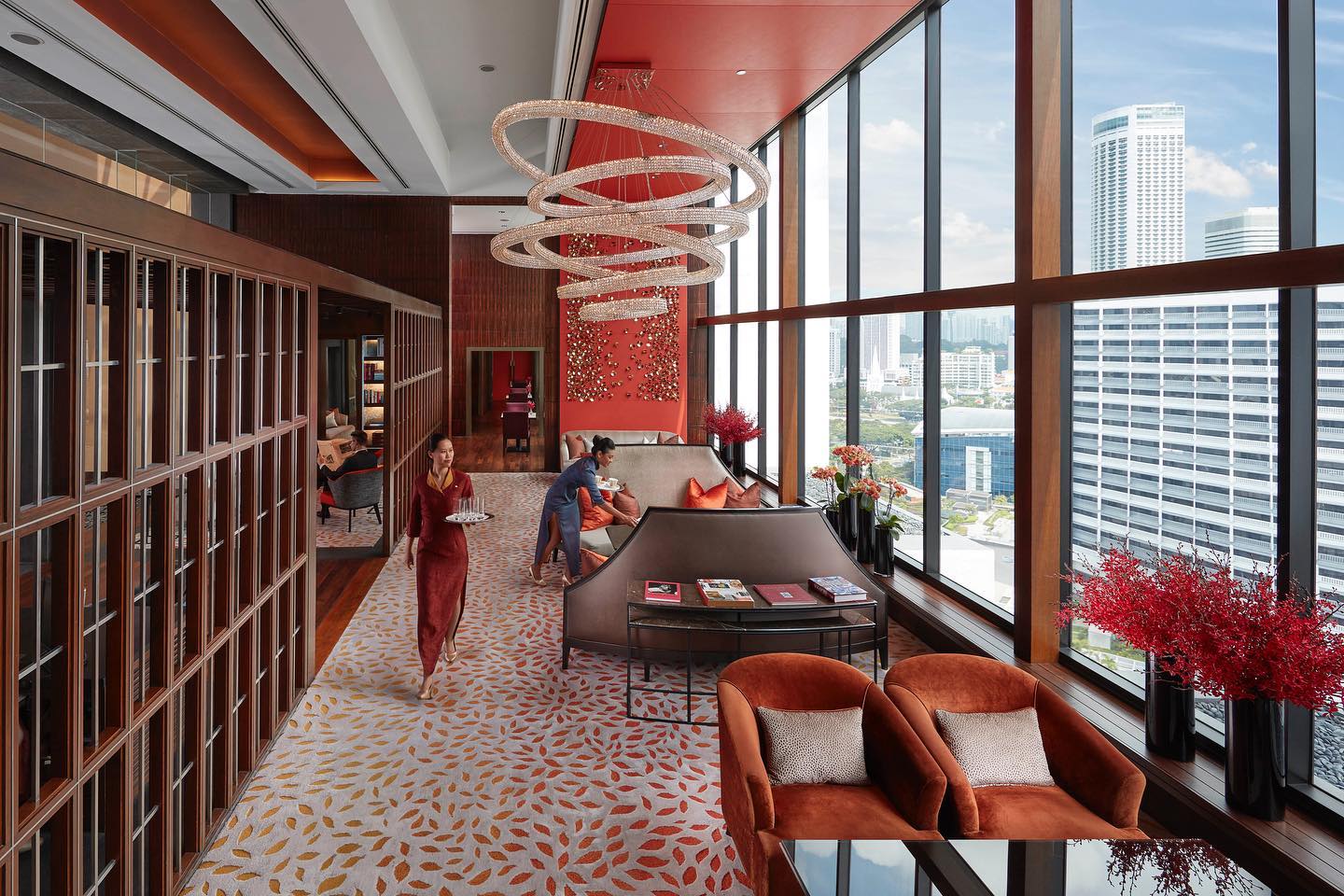 luxury hotels near singapore - Mandarin Oriental Jakarta lounge