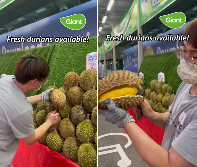 singapore night markets - durians
