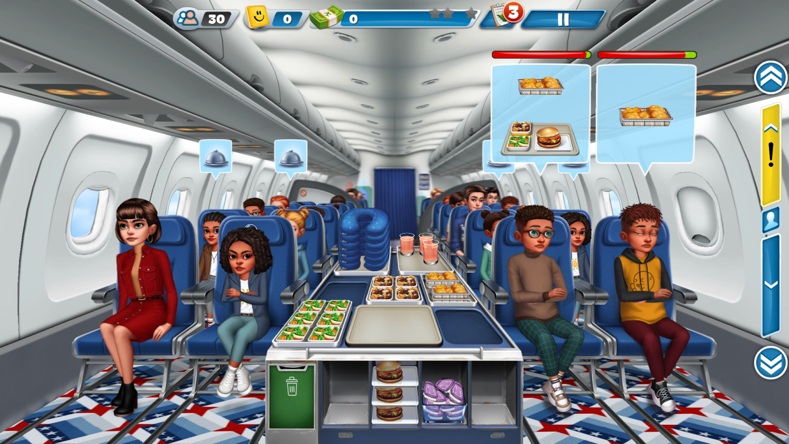 Free Cooking Games - Airplane Chefs