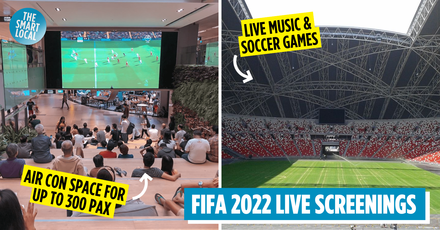 9 Free Places To Watch The FIFA World Cup 2022 In Singapore