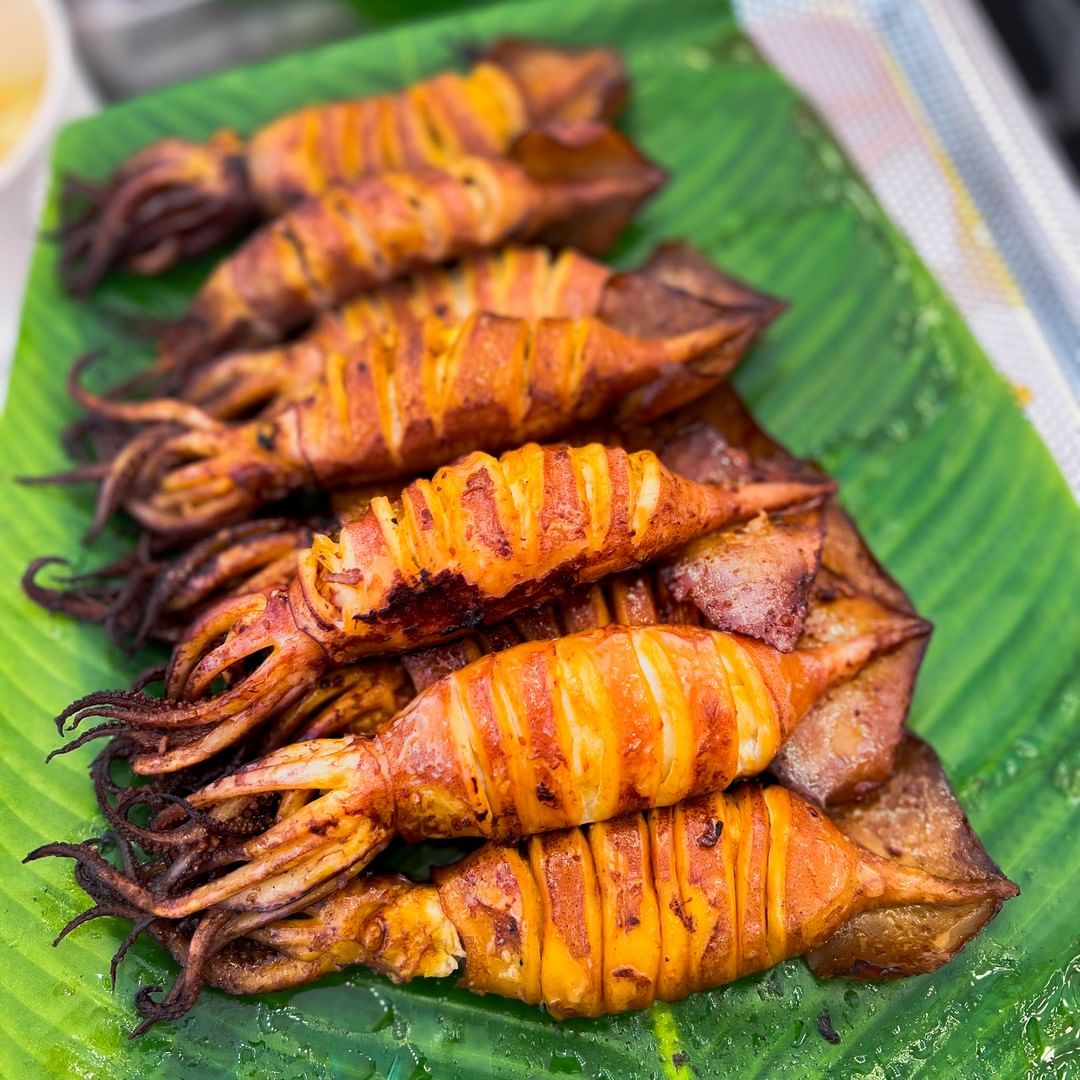 Pasar Malams in Singapore Grilled Sotong