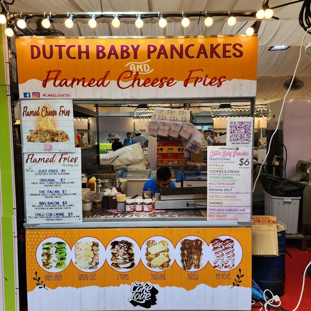 Pasar Malams in Singapore Dutch Baby Pancakes