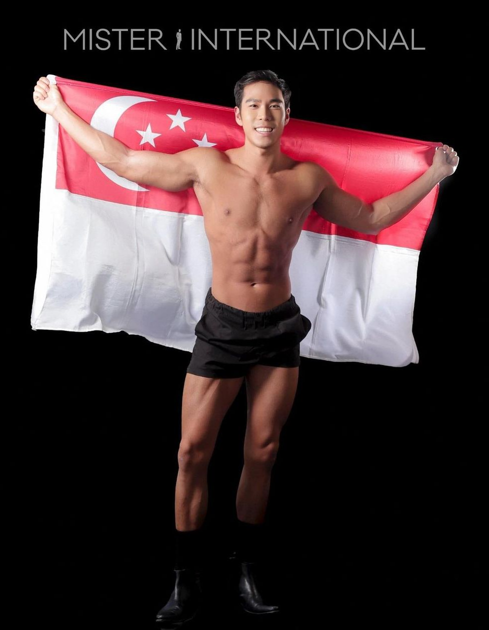 Mister International Singapore PT Shorts and Boots Costume 