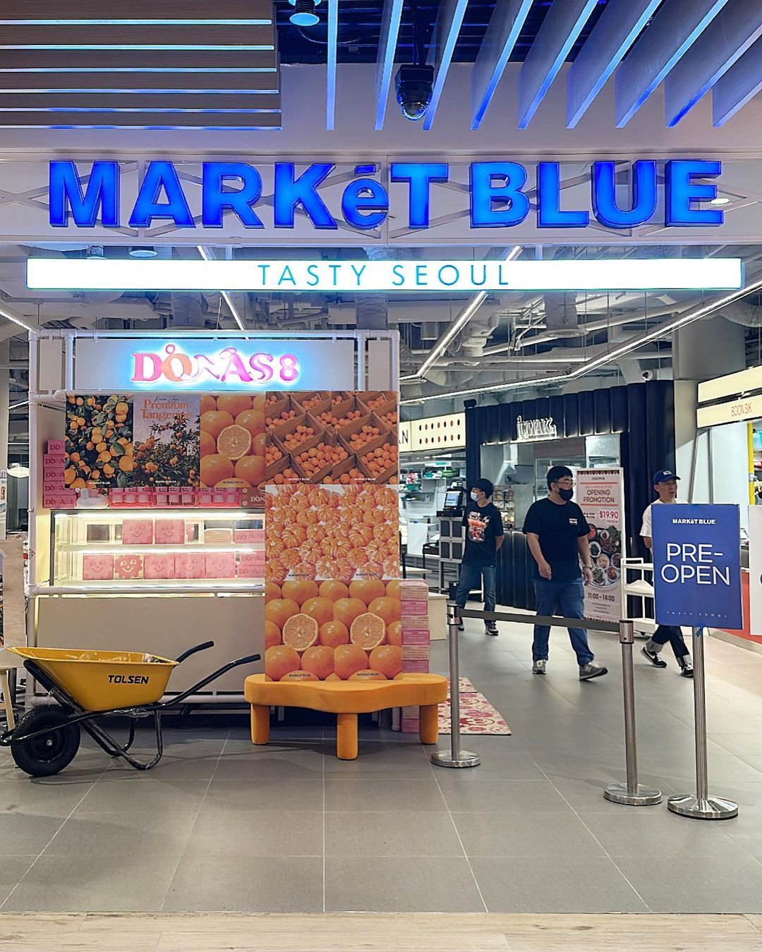 Market Blue Storefront