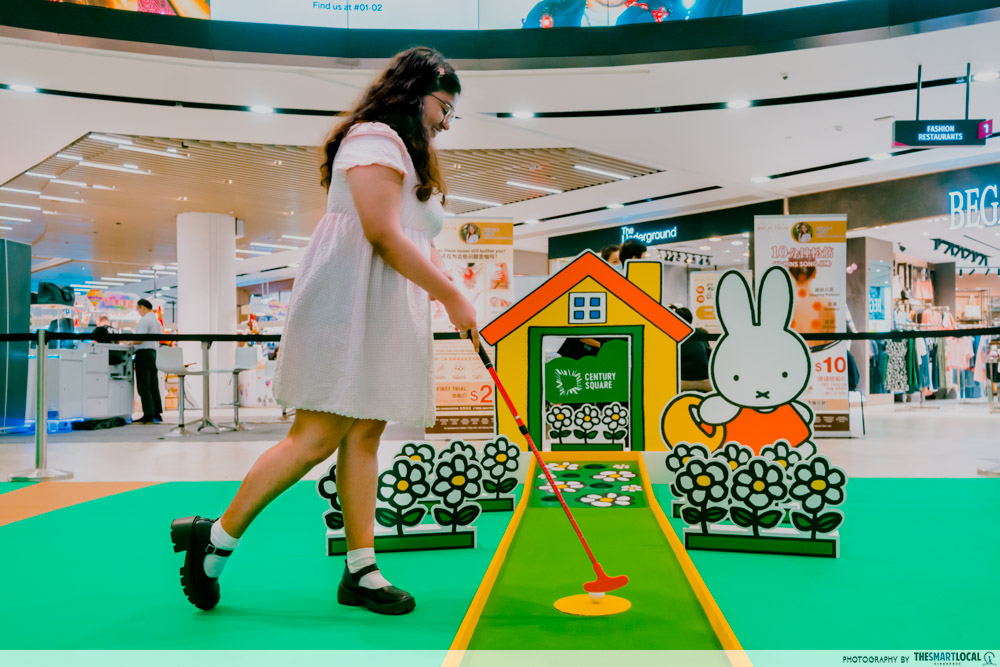 Miffy Themed Golf Course 3 at Century Square
