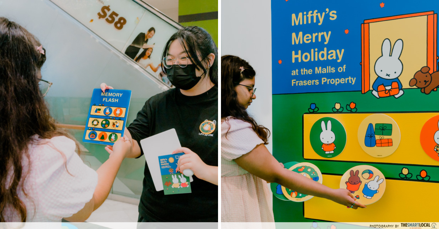 Miffy Themed Memory Game at Century Square