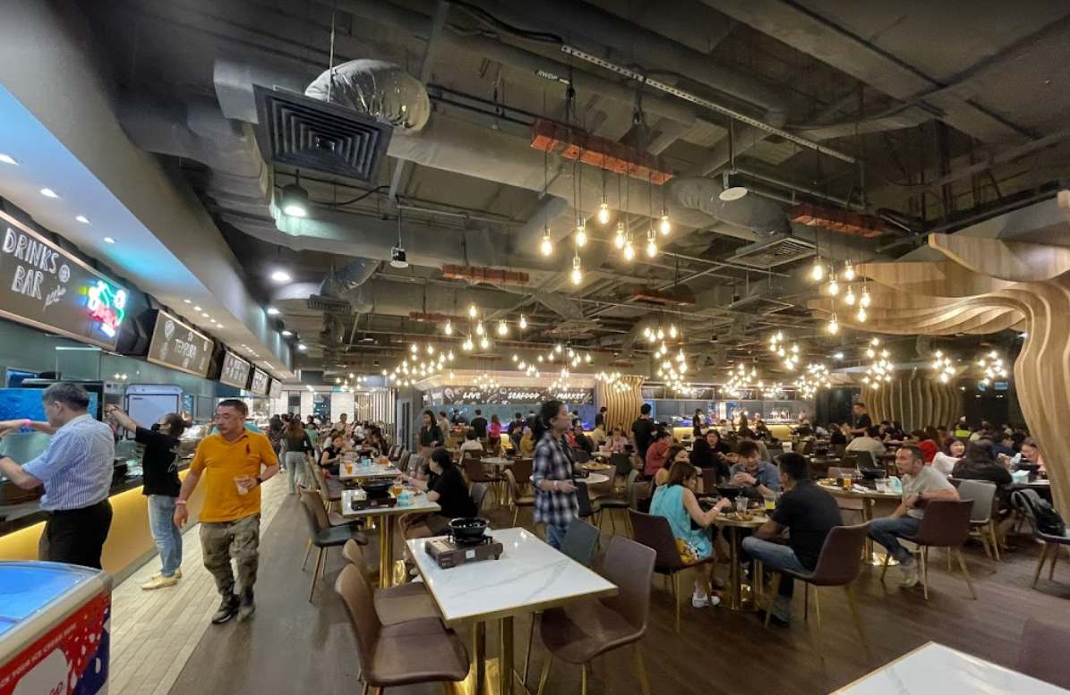 New Cafes & Restaurants Live Seafood Market Dining Area