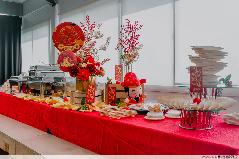 stamford catering CNY - decorations