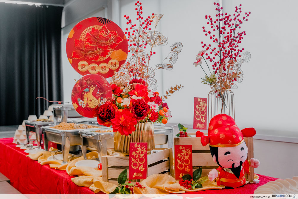stamford catering CNY - decorations
