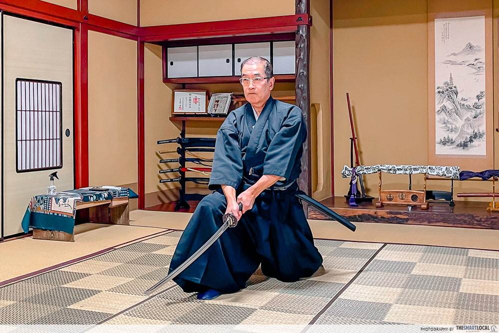 Things to do Chubu - sword wielding at shijimaya honpo
