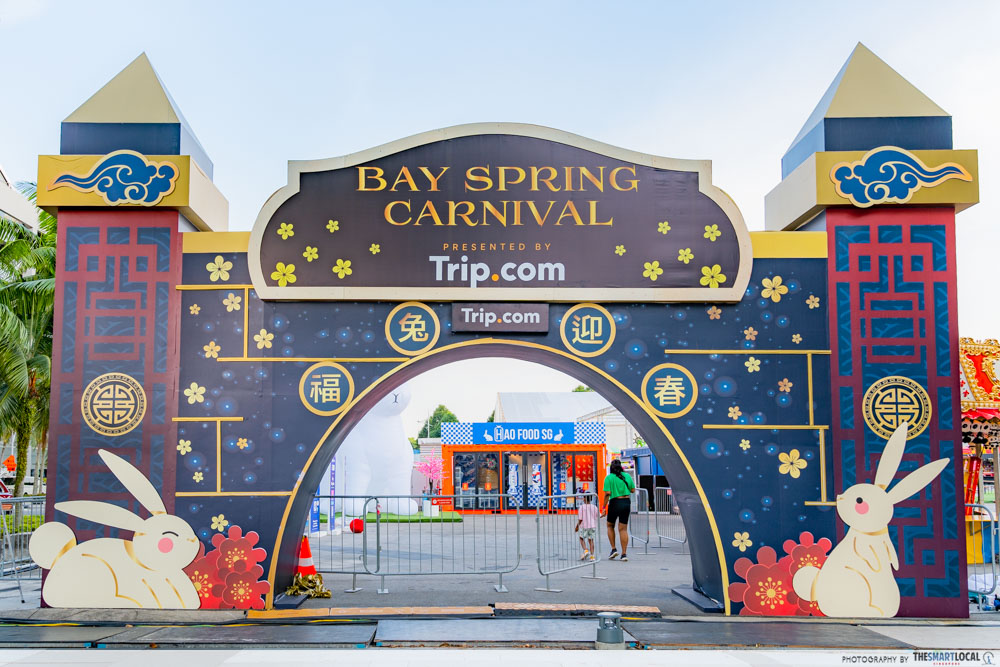 entrance sign of spring bay carnival