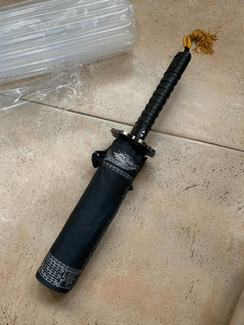 Foldable Umbrellas - samurai sword umbrella