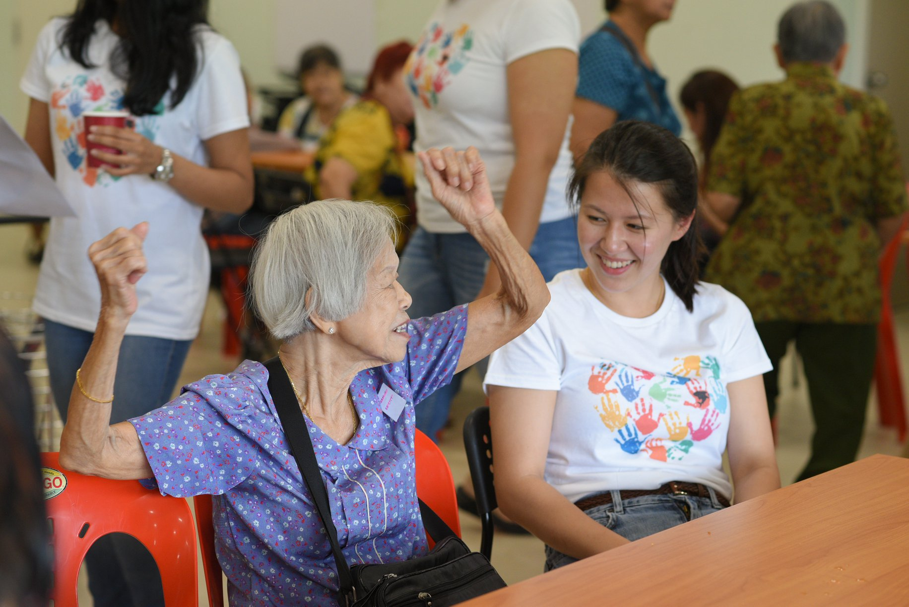 Volunteering with Sathya Sai Social Service Digital Clinic senior citizens